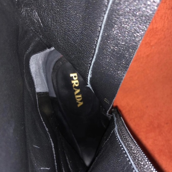 PRADA LEATHER BOOTIES - Picture 5 of 5